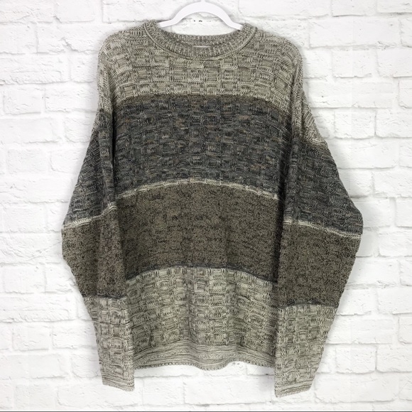 Maglificio Florence Textured Wool Crewneck Sweater - Picture 1 of 5